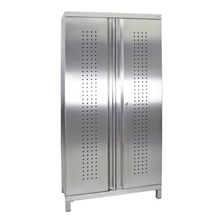 Stumpf Edelstahl-Umweltschrank Cabinox, 1800x900x400mm, Sockelfüße