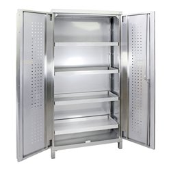 Stumpf Edelstahl-Umweltschrank Cabinox, 1800x900x400mm, Sockelfüße