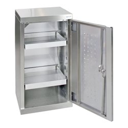 Stumpf Edelstahl-Umweltschrank Cabinox, 900x450x400mm, 2 dichtgeschweißte Wannen