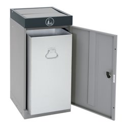 Stumpf Sortssystem ProTec-Plus, graualu/7016, verzinkter Innenbehälter, 70 Liter