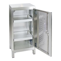 Stumpf Edelstahl-Umweltschrank Cabinox, 900x450x400mm, Sockelfüße