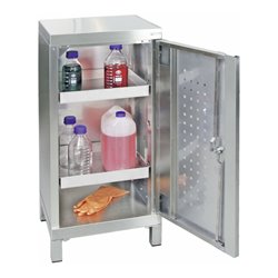 Stumpf Edelstahl-Umweltschrank Cabinox, 900x450x400mm, Sockelfüße