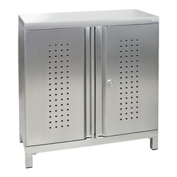 Stumpf Edelstahl-Umweltschrank Cabinox, 900x900x400mm, Sockelfüße
