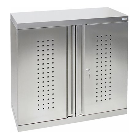 Stumpf Edelstahl-Umweltschrank Cabinox, 900x900x400mm, 2 dichtgeschweißte Wannen