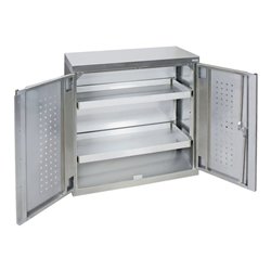 Stumpf Edelstahl-Umweltschrank Cabinox, 900x900x400mm, 2 dichtgeschweißte Wannen