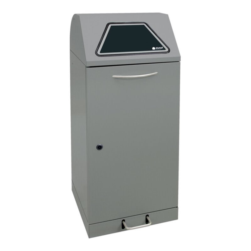 Stumpf Sortsystem Modul-Vario 120 graualu-struktur ProSlide-System, 120 Liter Trethebel