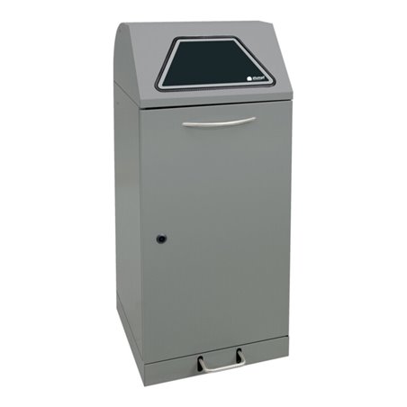 Stumpf Sortsystem Modul-Vario 120 graualu-struktur ProSlide-System, 120 Liter Trethebel