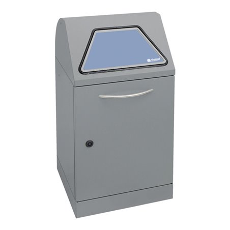 Stumpf Sortsystem Modul-Vario 45, graualu-struktur, verzinkter Innenbehälter, 45 Liter