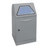 Stumpf Sortsystem Modul-Vario 45, graualu-struktur, verzinkter Innenbehälter, 45 Liter