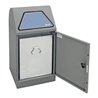Stumpf Sortsystem Modul-Vario 45, graualu-struktur, verzinkter Innenbehälter, 45 Liter