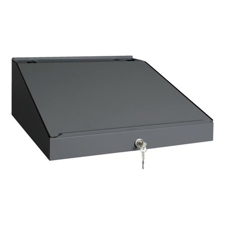 Stumpf Schreibpultaufsatz 3000, für Schränke m. 1000x500x500 mm (HxBxT) RAL 7016