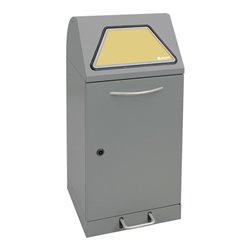 Stumpf Sortsystem Modul-Vario 60, graualu-struktur ProSlide-System, 60 Liter, Trethebel