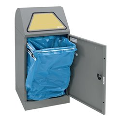 Stumpf Sortsystem Modul-Vario 60, graualu-struktur, ProSlide-System, 60 Liter