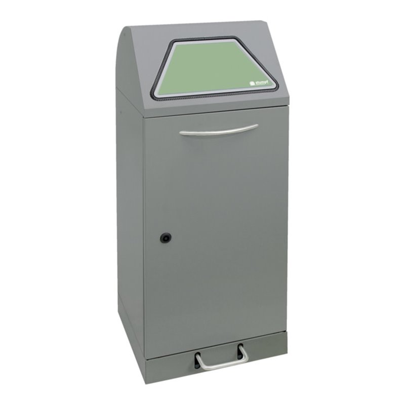 Stumpf Sortsystem Modul-Vario 75 graualu-struktur Innenbehälter, 75 Liter, Trethebel