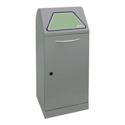 Stumpf Sortsystem Modul-Vario 75 graualu-struktur, verzinkter Innenbehälter, 75 Liter