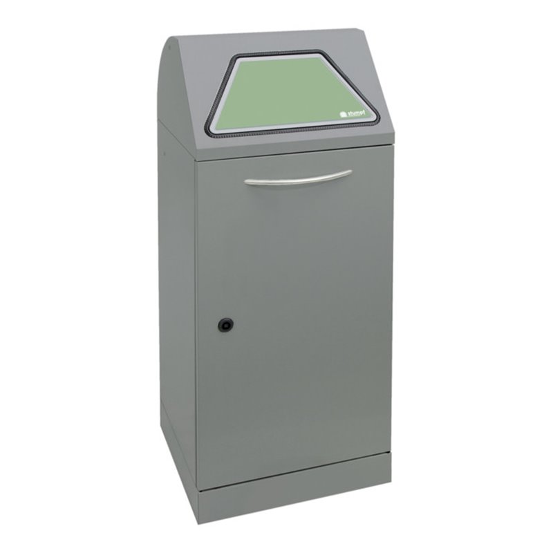 Stumpf Sortsystem Modul-Vario 75 graualu-struktur, verzinkter Innenbehälter, 75 Liter