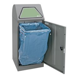 Stumpf Sortsystem Modul-Vario 75 graualu-struktur, verzinkter Innenbehälter, 75 Liter