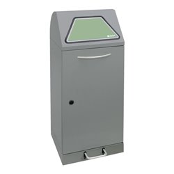 Stumpf Sortsystem Modul-Vario 75, graualu-struktur ProSlide-System, 75 Liter, Trethebel