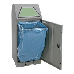 Stumpf Sortsystem Modul-Vario 75, graualu-struktur ProSlide-System, 75 Liter, Trethebel