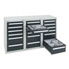 Stumpf Schubladenschrank Serie T-100/35-1, RAL 7035/7016,