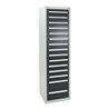 Stumpf Schubladenschrank Serie T-100/35-1, RAL 7035/7016, 15 Schubladen