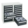 Stumpf Schubladenschrank Serie T-100/35-1, RAL 7035/7016, 14 Schubladen