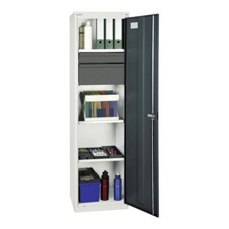 Stumpf Werkzeug- und Materialschrank 3000, RAL 7035/7016, 2 Schubladen, 3 Wannen