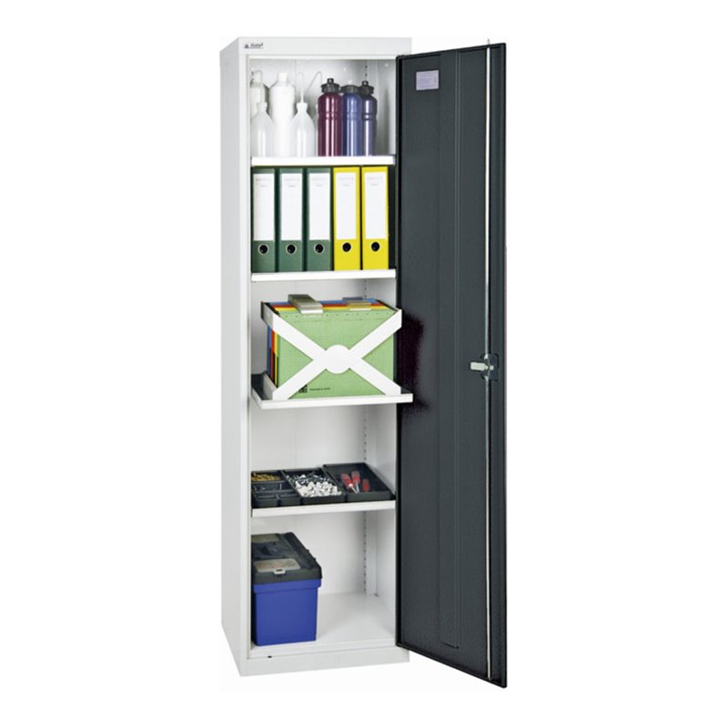 Stumpf Werkzeug- und Materialschrank 3000, RAL 7035/7016, 4 Wannen