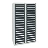 Stumpf Schubladenschrank Serie T-100/35-1, RAL 7035/7016, 34 Schubladen