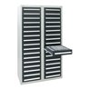 Stumpf Schubladenschrank Serie T-100/35-1, RAL 7035/7016, 34 Schubladen