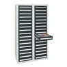 Stumpf Schubladenschrank Serie T-100/35-1, RAL 7035/7016, 34 Schubladen