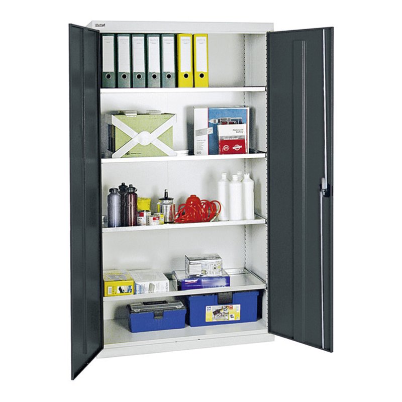 Stumpf Werkzeug- und Materialschrank 3000, RAL 7035/7016, 4 Wannen