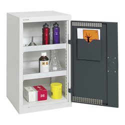 Stumpf Umweltschrank BP-1, RAL 7035/7016, 2 Auffangwannen