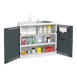 Stumpf Umweltschrank BP-2, RAL 7035/7016, 2 Auffangwannen