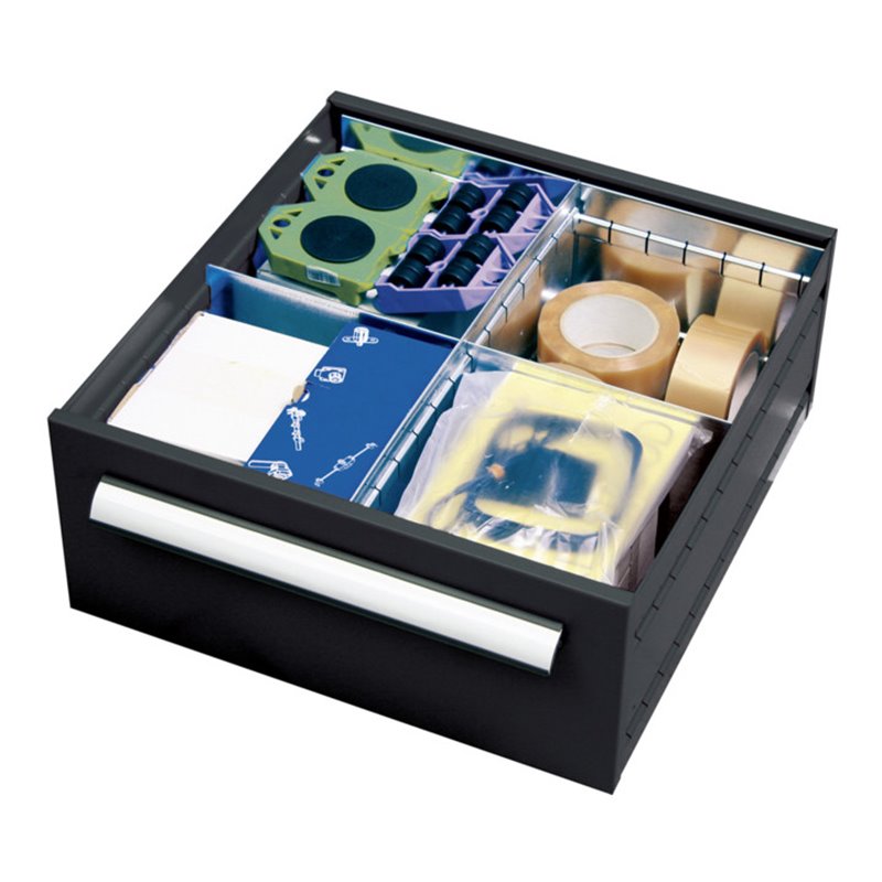 Stumpf Zubehör Serie T-100/35, Einzelschublade 200 mm hoch, RAL 7016