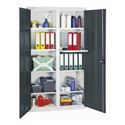 Stumpf Werkzeug- und Materialschrank 3000, RAL 7035/7016, 8 Wannen