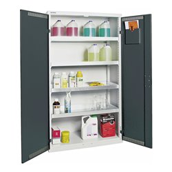 Stumpf Umweltschrank BP-4, RAL 7035/7016, 4 Auffangwannen