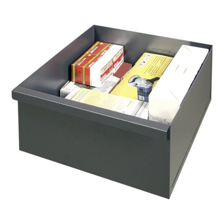 Stumpf Einzelschublade Serie 3000, 200 mm hoch, RAL 7016