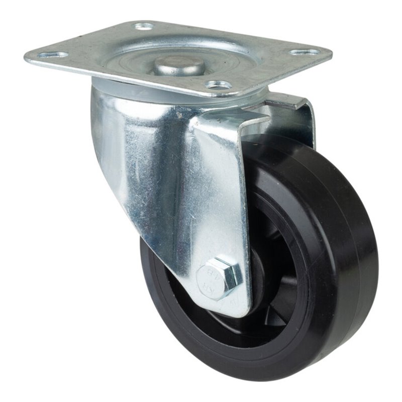 BS Rollen Lenkrolle Elastikreifen schwarz Ø 125 mm bis 300 kg