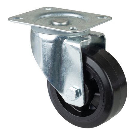 BS Rollen Lenkrolle Elastikreifen schwarz Ø 125 mm bis 300 kg