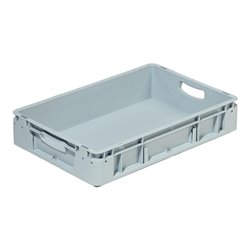 Kappes Eurotransportbehälter grau, 600 x 400 x 120 mm