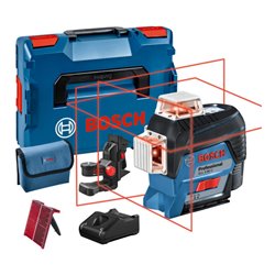 Bosch Linienlaser GLL 3-80 C mit 1 x 2,0 Ah Li-Ion Akku Halterung BM 1 L-BOXX