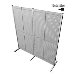 Kappes Endstütze alufarben