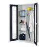 Kappes Akten-/Kleiderschrank ErgoPlus RAL 7035/7016 Sichtfenstertüren