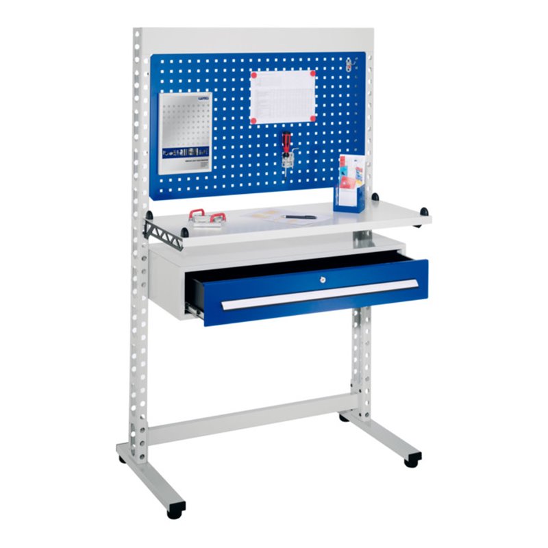 Kappes Steharbeitsplatz ErgoPlus mit breitem Gestell Mod. 7 Bodenausgleichsfüße