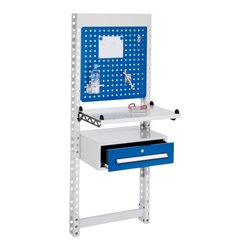 Kappes Steharbeitsplatz ErgoPlus mit schmalem Gestell Mod. 1 Wandmodul
