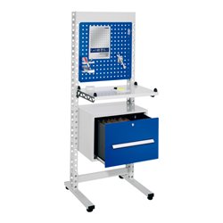 Kappes Steharbeitsplatz ErgoPlus mit schmalem Gestell Mod. 2 Bodenausgleichsfüße