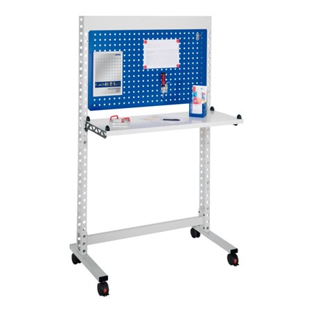 Kappes Steharbeitsplatz ErgoPlus mit breitem Gestell Mod. 5 Lenkrollen