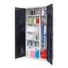 Kappes Putzmittelschrank ErgoPlus RAL 7035/7016 Vollblechtüren 4 Fachböden