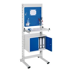 Kappes Steharbeitsplatz ErgoPlus mit schmalem Gestell Mod. 3 Bodenausgleichsfüße